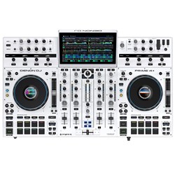 Denon Prime 4+ Standalone 4-Deck DJ System (Special Edition White)