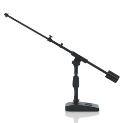 Gator Telescoping Boom Mic Stand for Desktop or Bass Drum