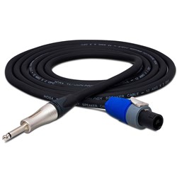 Hosa SKT230Q Edge Neutrik speakON to 1/4" TS Speaker Cable (30ft)