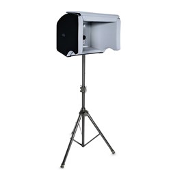 IsoVox 2 Portable Vocal Booth (Midnight) & Gravity SP5211B Tripod Stand 35mm (Black)