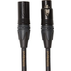 Roland RMC-G3 Microphone Cable (3ft) Gold Series