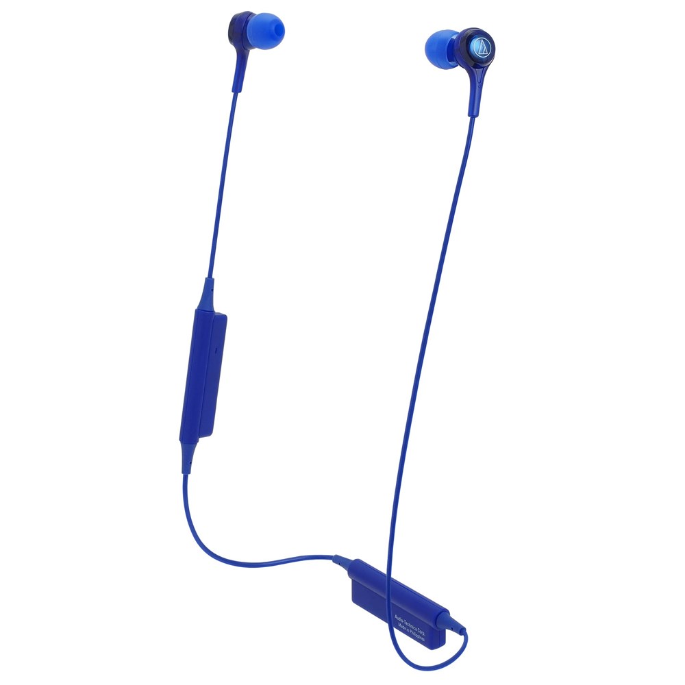 Audio Technica ATH CK200BT Wireless In-Ear Headphones (Blue