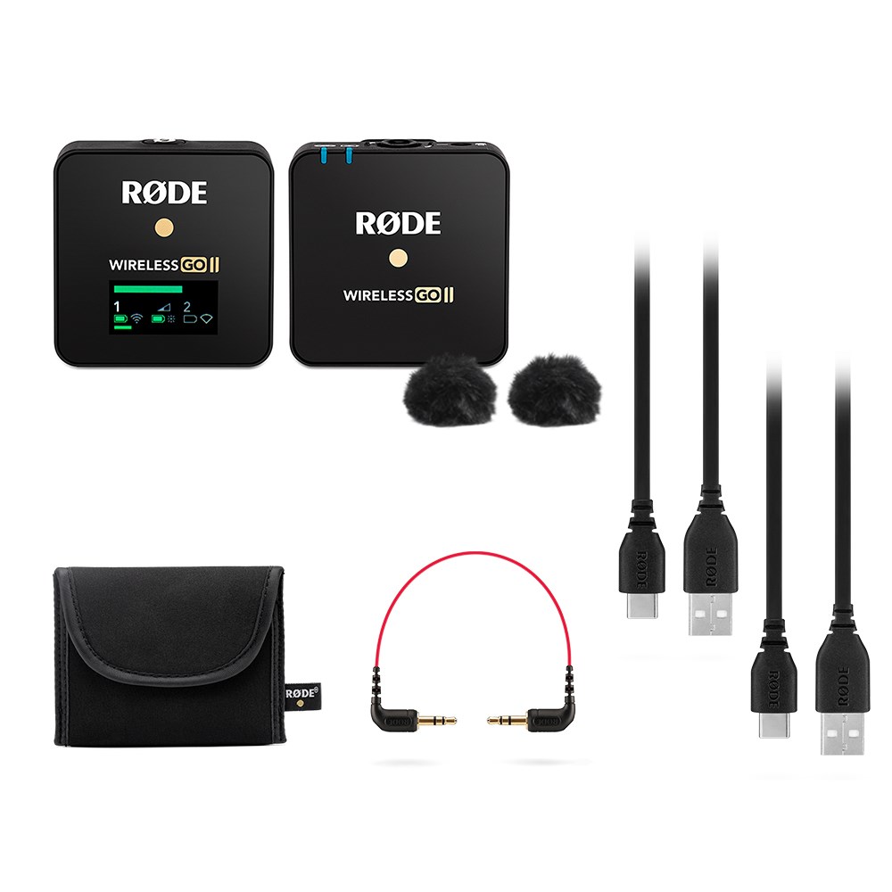 Rode Wireless GO II Single Compact Wireless Mic System (Black