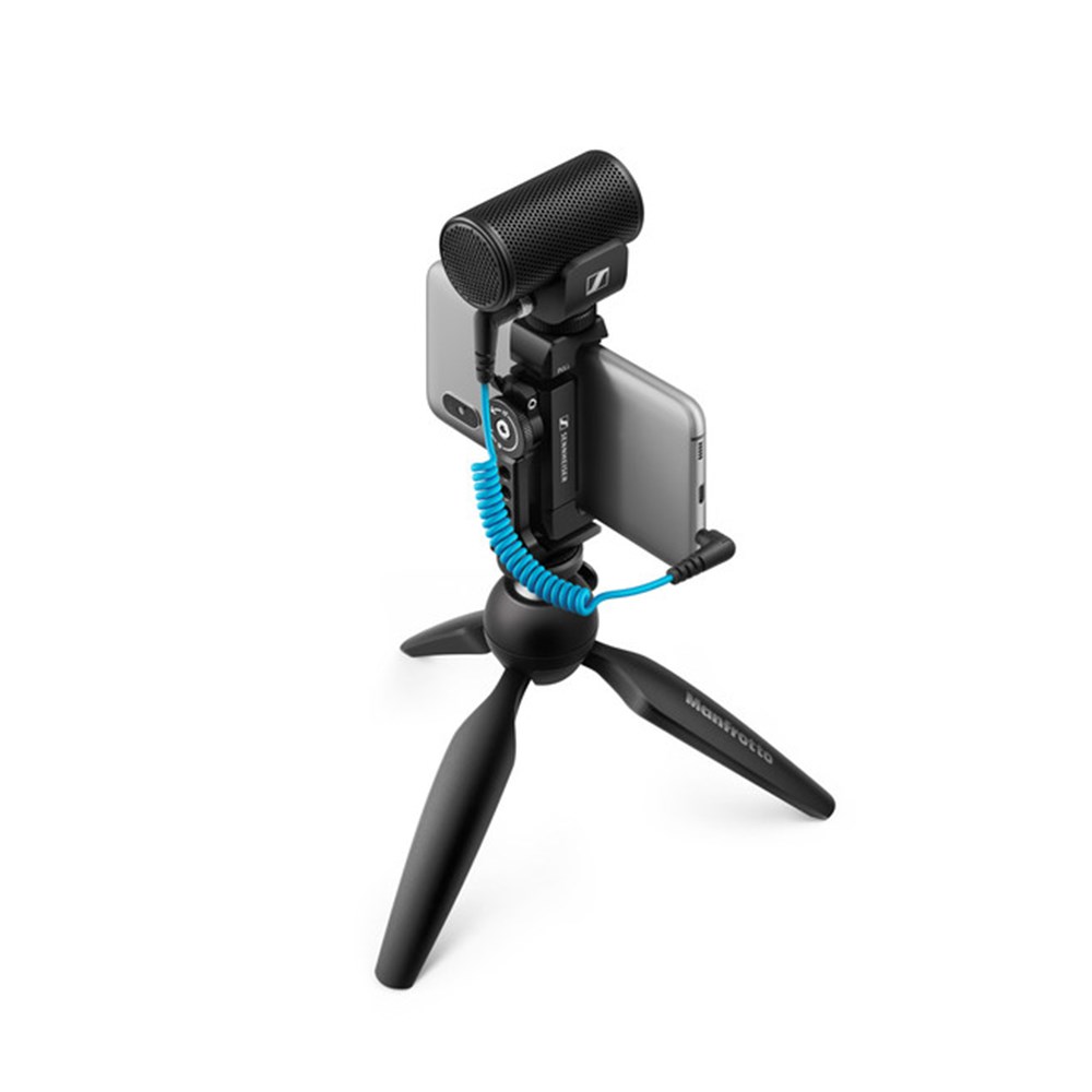 Sennheiser MKE 200 Mobile Kit w/ Smartphone Clamp & Manfrotto PIXI