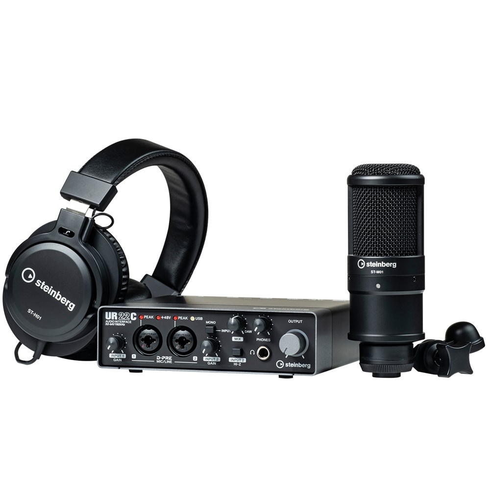 Steinberg UR22C Recording Pack | USB Audio Interfaces - Store DJ