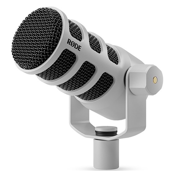 Rode PodMic Broadcast-Grade Dynamic Mic Optimised for RODECaster Pro (White)