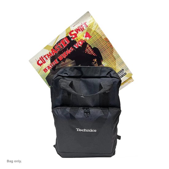 Technics Block Roll-Top Backpack (Black) | Vinyl Bags / Cases - Store DJ
